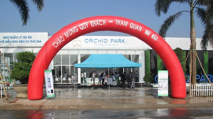 Tưng bừng khai trương nhà mẫu dự án Orchid Park